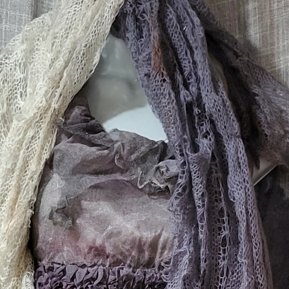 🎃 Zombie Dream Short Silk Layered Dress Halloween with accessories - Picture 9 of 15